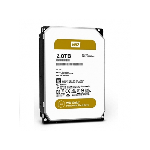Жесткий диск Western-Digital WD Gold 2 TB (WD2005FBYZ), 7200 rpm, буфер 128 Mb