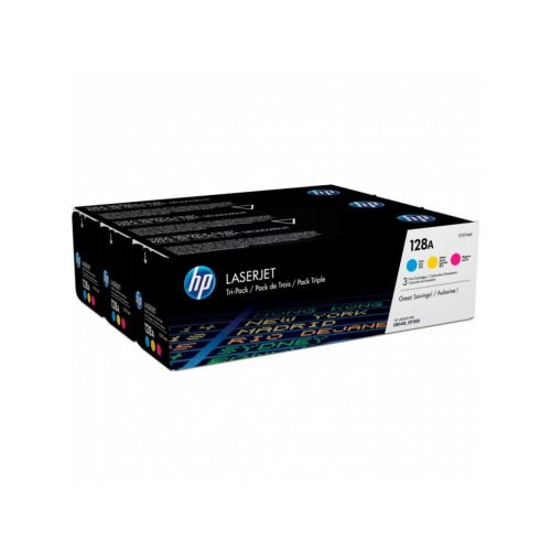 Картридж для принтера HP 128A CYM Tri-Pack (оригинальный) CF371AM