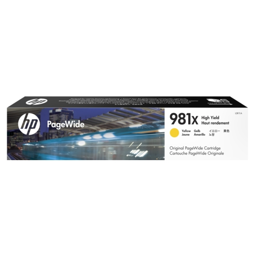 Картридж для принтера HP 981X L0R11A оригинальный, желтый