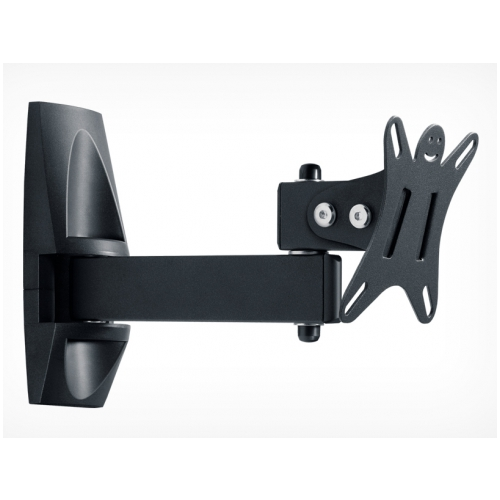 Кронштейн для телевизора Holder LCDS-5004 (10-26'', 25 кг, настенный, наклон, поворот), графит