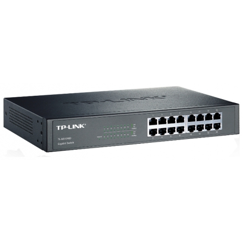 Коммутатор (switch) TP-LINK TL-SG1016D 16-port настольный
