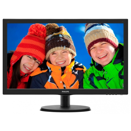 Монитор Philips 21.5" PHILIPS 223V5LHSB черный 223V5LHSB/00(01)