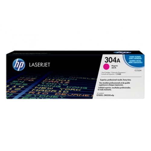 Картридж для принтера HP 304A Пурпурный (CC533A, 2800 стр., для CP2024/n/dn, CP2025/n/dn, CP2026/n/dn, CP2027/n/dn)