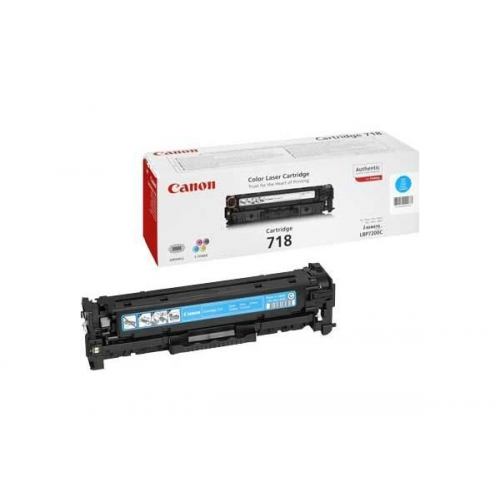 Картридж для принтера Canon 718 С Голубой 2661B002
