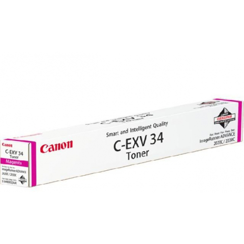 Картридж для принтера Canon C-EXV 34 M, Пурпурный 3784B002