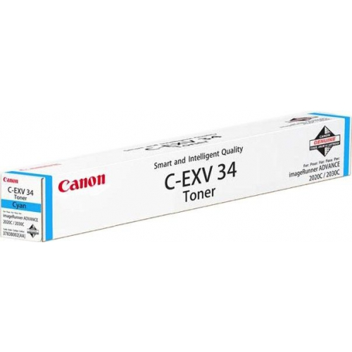 Картридж для принтера Canon C-EXV 34 C, Голубой 3783B002