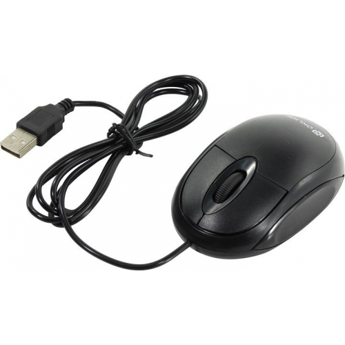 Мышь oklick 105S, USB, чёрная 400941