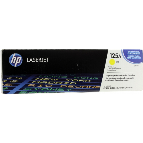 Картридж для принтера HP CB542A, желтый