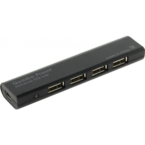 USB-концентратор Defender Quadro Promt 83200, черный