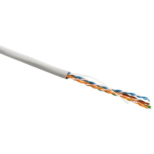 Кабель нарезной витая пара Hyperline PVC для помещений, Серый UUTP4-C5E-S24-IN-PVC-GY-305
