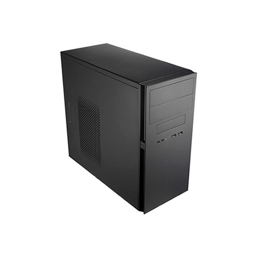 Корпус компьютерный PowerCase ES725 400W (ES725BK, 6111492), чёрный