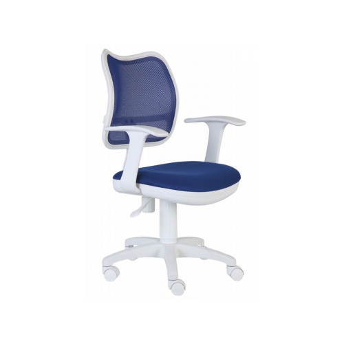 Компьютерное кресло Byurokrat CH-W797/BL/TW-10 спинка сетка синий сиденье синий TW-10 (пластик белый)