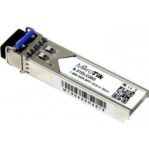 Медиаконвертер сетевой MikroTik S-31DLC20D (SFP-трансивер)