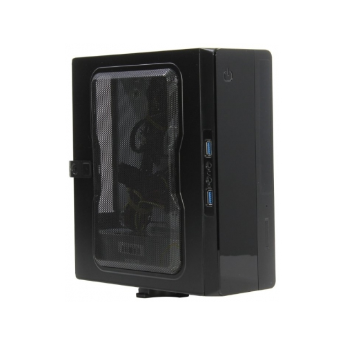 Корпус компьютерный PowerMan EQ-101 200W, черный 6117414