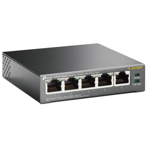 Коммутатор (switch) TP-LINK TL-SG1005P неуправляемый