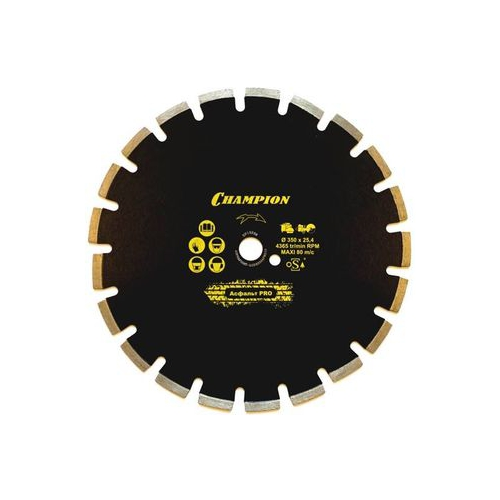 Диск отрезной Champion , асфальт L 350/25,4/10 Asphafight C1630