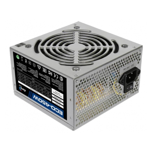 Блок питания компьютерный AeroCool ECO-450 (ATX Fan 12cm) 450W