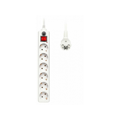 Сетевой фильтр BURO 600SH - 1.8 - W, белый 600SH-1.8-W