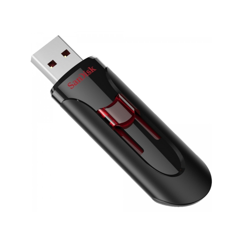 Usb-флешка Sandisk Cruzer Glide SDCZ600 - 064G - G35, черный SDCZ600-064G-G35