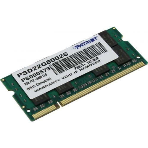 Модуль памяти Patriot-Memory DDRII PSD22G8002S 2048Mb, PC6400, 800Mhz