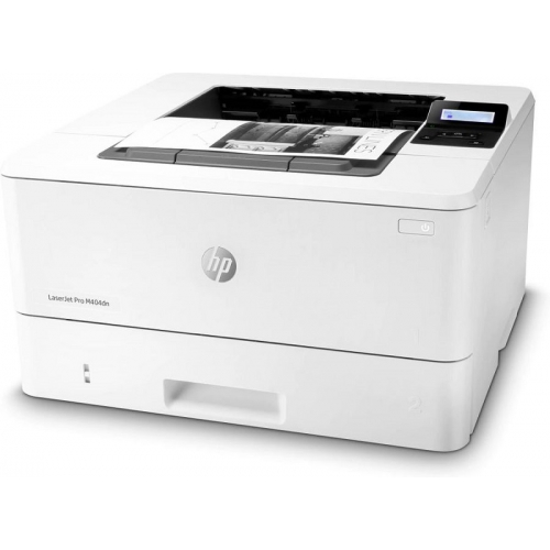 Принтер лазерный ч/б HP LaserJet Pro M404dn (W1A53A), белый