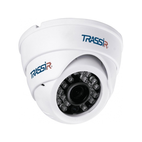 IP-камера видеонаблюдения Trassir цветная TR-D8121IR2W 2.8-2.8мм, белая TR-D8121IR2W (2.8 MM)