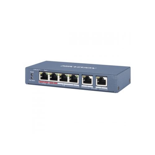 Коммутатор (switch) Hikvision DS-3E0106HP-E неуправляемый