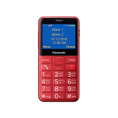 Сотовый телефон Panasonic TU150 красный KX-TU150RUR