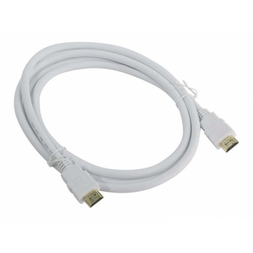 Кабель-переходник HDMI Aopen HDMI 19M/M ver 2.0, 1.8М, белый ACG711W-1.8M