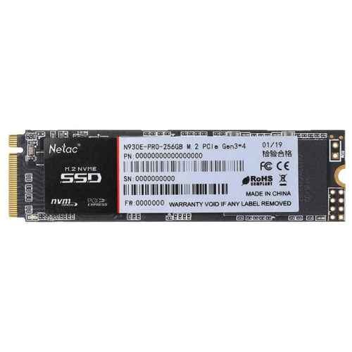 SSD-накопитель Netac 256Gb NT01N930E-256G-E4X