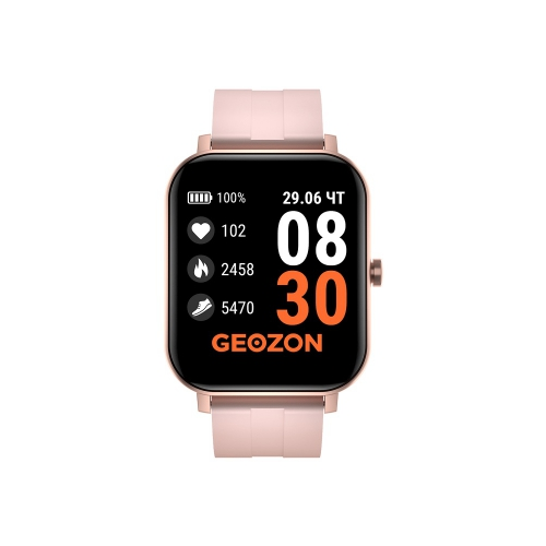 Умные часы GEOZON Runner розовые G-SM12PNK