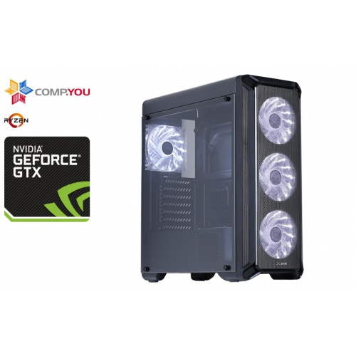 Системный блок Игровой компьютер CompYou Game G757 (AMD Ryzen 5-3600 3.6GHz, 16Gb DDR4, 120Gb SSD, nVidia GeForce GTX 1660 SUPER 6Gb, 700W, Без ОС) CY.1441061.G757