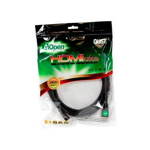 Кабель-переходник HDMI Aopen ACG711-3M (3 м) черный