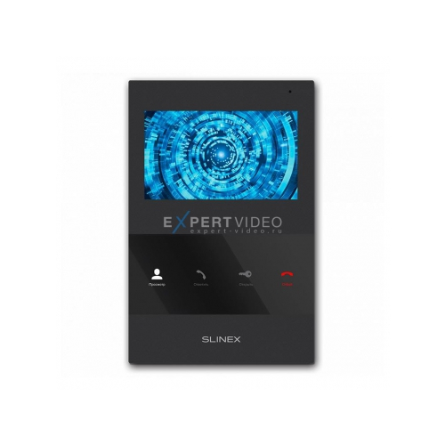 Монитор Slinex SQ-04 для видеодомофонов, черный SQ-04 black