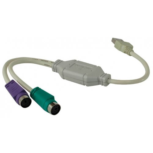 Кабель-переходник VCOM USB - 2xPS/2 (VUS7057) 0.1 м