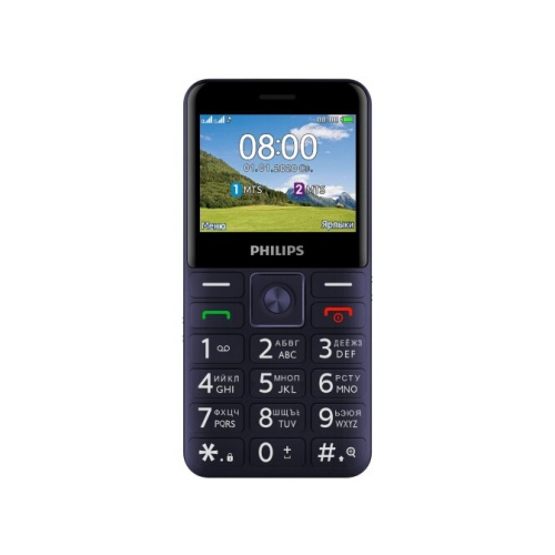 Сотовый телефон Philips Xenium E207, синий 867000174125