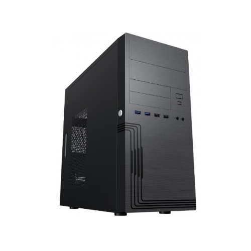 Корпус компьютерный PowerMan ES555 PM-450ATX 6141875, черный