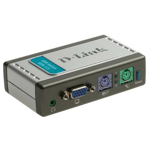 KVM-переключатель D-link KVM-121 (KVM-121/B1A) 2-портовый