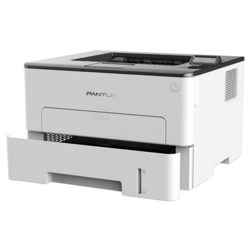 Принтер лазерный ч/б Pantum P3300DW, белый