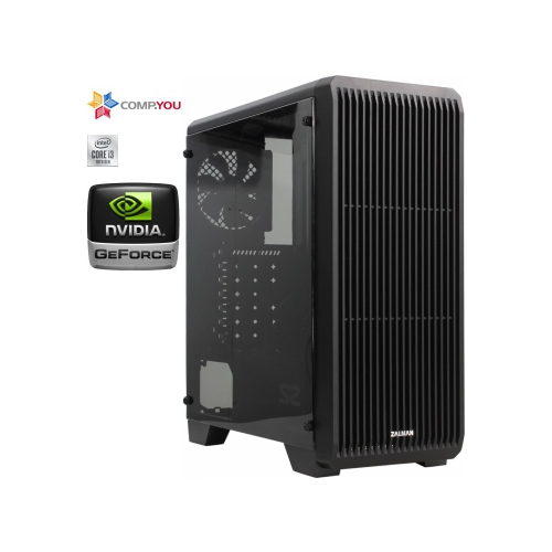 Системный блок Игровой компьютер CompYou Game G777 (Intel Core i3-10100f 3.6GHz, 64Gb DDR4, 2Tb, nVidia GeForce RTX 3060 12Gb, 500W, Win 10 H) CY.1764415.G777