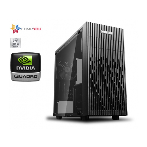 Системный блок Профессиональный компьютер CompYou Pro P273 (Intel Core i7-10700 2.9GHz, 32Gb DDR4, 2Tb, 512Gb SSD, nVidia Quadro T1000 4Gb, 600W, Win 10 P) CY.1741518.P273