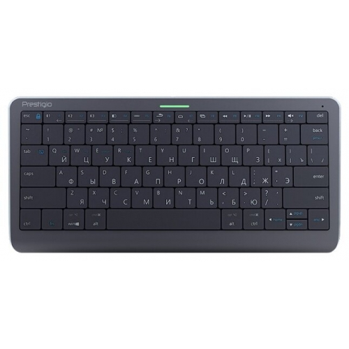 Клавиатура Prestigio Click and Touch Wireless Keyboard, серая PSKEY1SGRU