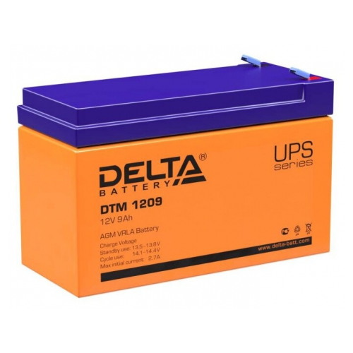 Батарея аккумуляторная для ИБП Delta Battery DTM 1209 9 А·ч