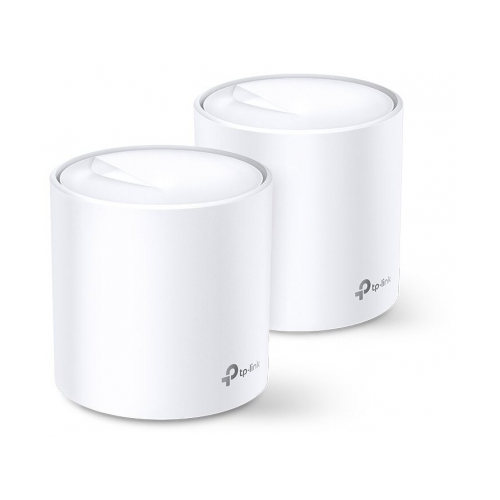 Роутер Wi-Fi TP-LINK Deco X60 AX3000 Mesh (2-Pack), белый DECO X60(2-PACK)