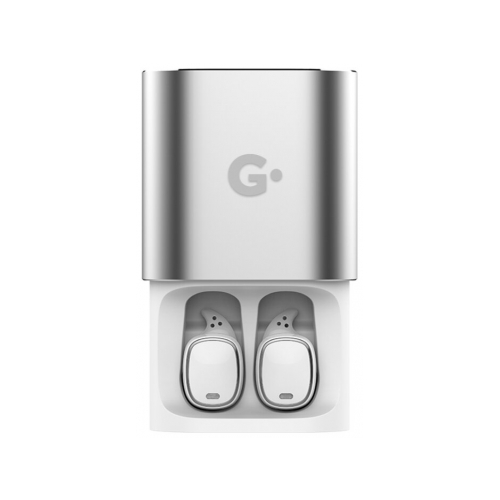 Bluetooth-гарнитура GEOZON G-SOUND CUBE WRL, серебристая G-S02SVR