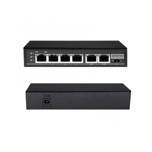 Коммутатор (switch) Osnovo SW-20600/D PoE- инжектор