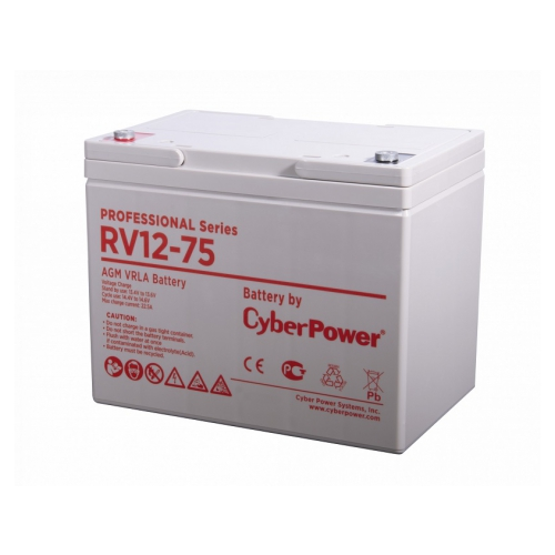 Батарея аккумуляторная для ИБП CyberPower Professional series RV 12-75, 12V