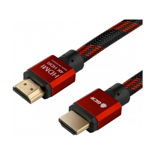 Кабель-переходник HDMI GreenConnect Bicolor HDMI v2.0 GCR-51488, красный