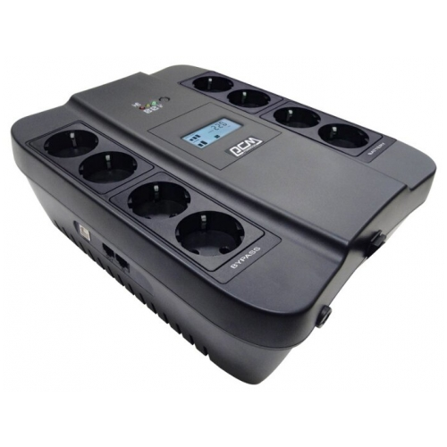 Источник бесперебойного питания Powercom Spider SPD-900U LCD черный