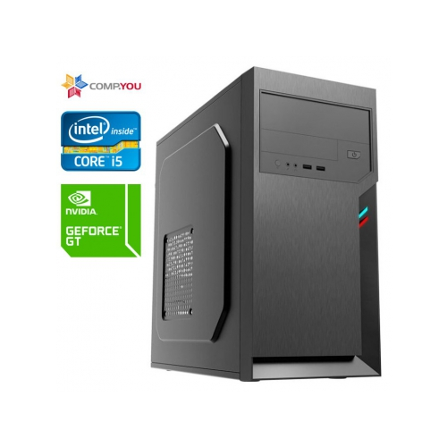 Системный блок Офисный компьютер CompYou Office W177 (Intel Core i5-2400 3.1GHz, 2Gb DDR3, 1000Gb, 240Gb SSD, nVidia GeForce GT 710 1024Mb, 450W, Без ОС) CY.1946335.W177